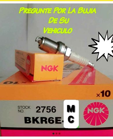 BUJÃAS NGK BKR6E y BKR6EKB-11 Ver en DescripciÃ³n Para que vehÃ­culo