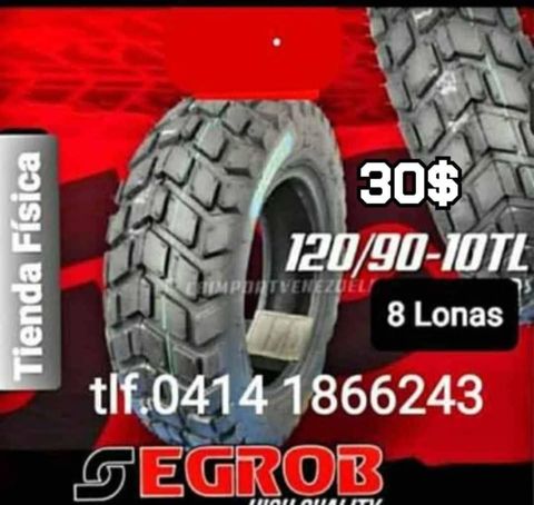 Cauchos 120/90/10