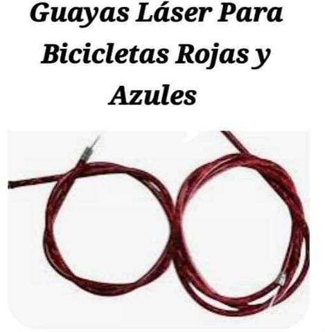 Guayas Laser Para Bicicletas Rojas y Azules