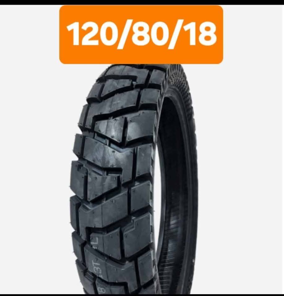 Cauchos 120/80/18 8 lonas