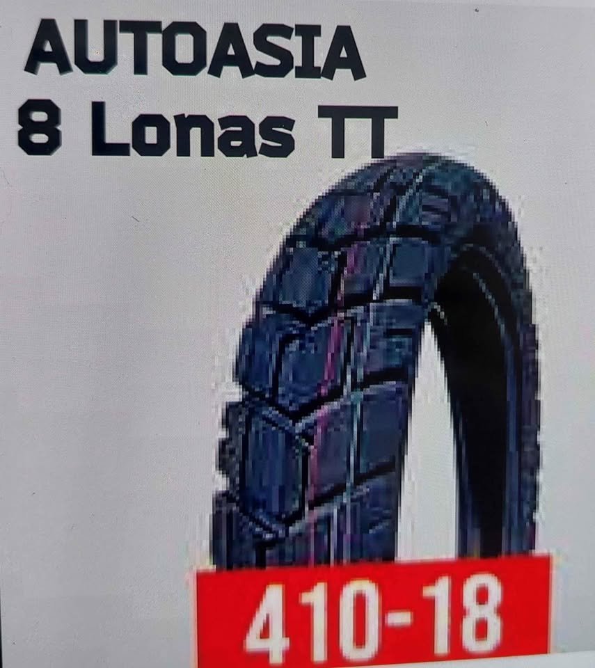 Cauchos 410-18 TT Marca Autoasia 8 Lonas, Dual Sport