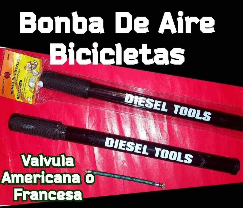 Bomba De Aire Para Bicicletas Valvula Americana o Francesa
