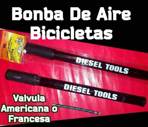 Bomba De Aire Para Bicicletas Valvula Americana o Francesa