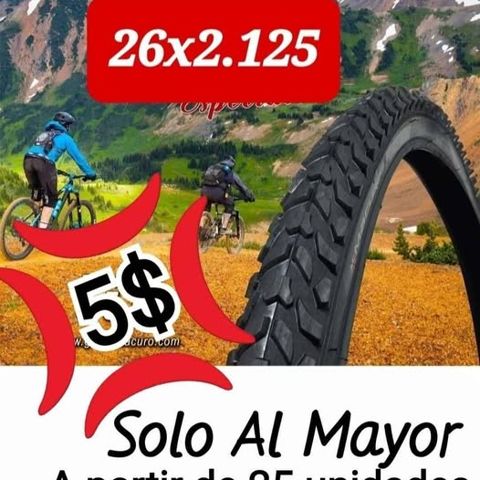Cauchos Para Bicicletas Ring 26x2.125 Solo al Mayor a Partir de 25 unidades
