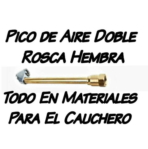 Pico De Aire F Doble Punta ¼ Npt hembra