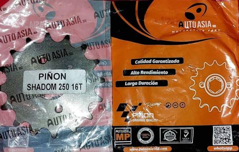Piñon Rodamiento Moto Shadow 250cc 16T y 17T