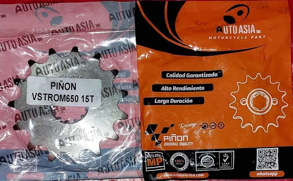Piñon Para Motos Vstrom 650 15T