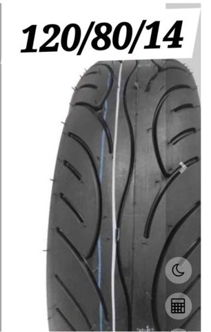 Cauchos 120/80/14 Para motos