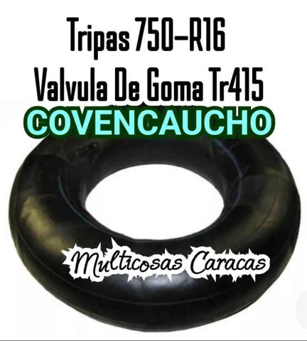 Tripas Para Camiones 750-R16 Valvula De Goma TR415