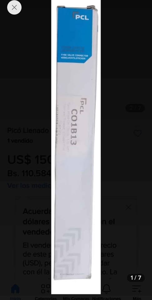 Calibrador o Medidor De Aire Para Cauchos 150 Libras PCL ORIGINAL INGLÉS