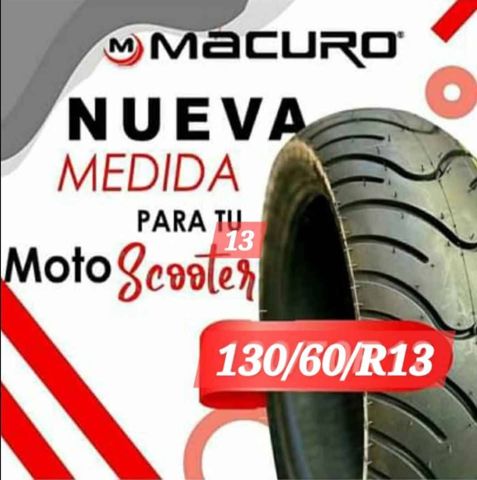 Cauchos 130/60/13 8 lonas Uso Con Valvula