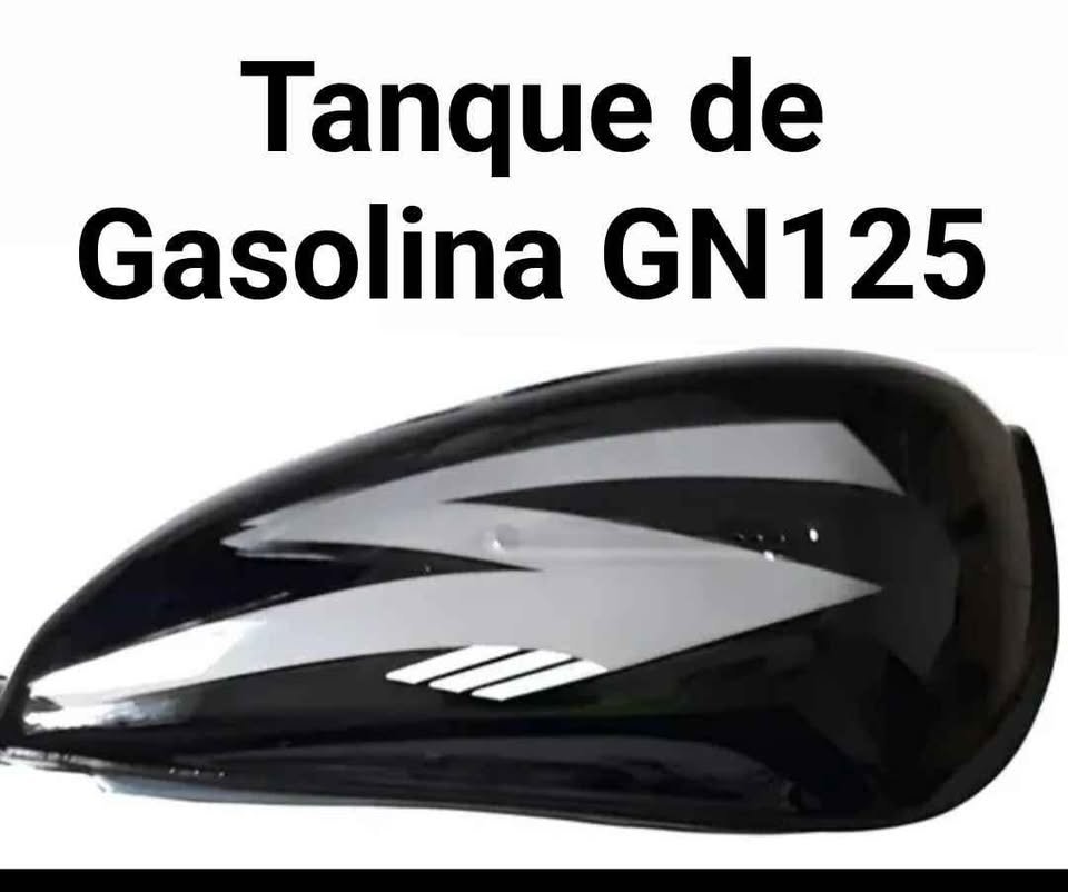 Tanque de Gasolina De GN125 Suzuki Solo Color Negro