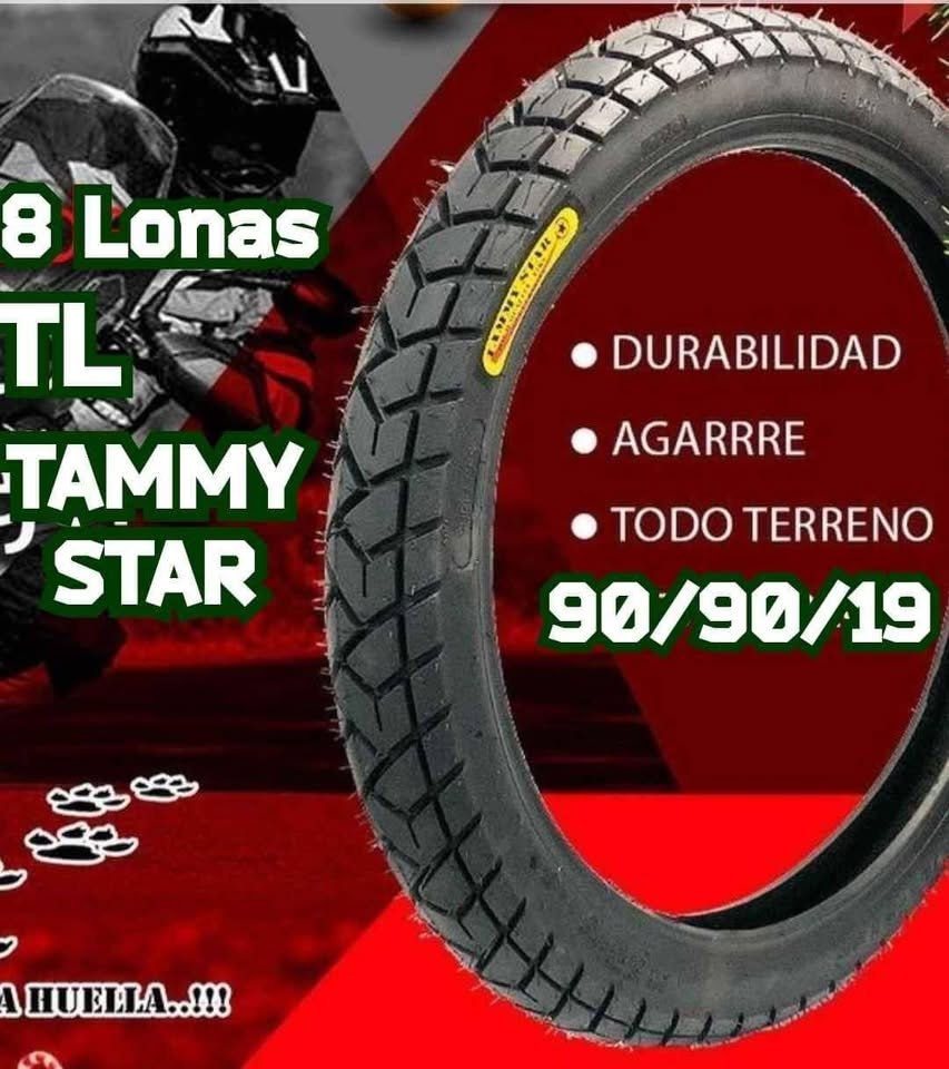 Cauchos 90/90/19 Para Tx200 CB