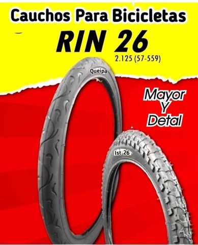 Cauchos Para Bicicletas 26x2.125 Pista, Ruta o Asfalto Al Mayor Y Detal