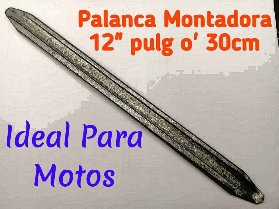 Palanca Montadora Para Cauchos De Moto 12" Pulgadas o 30cm, Materiales Para El Cauchero