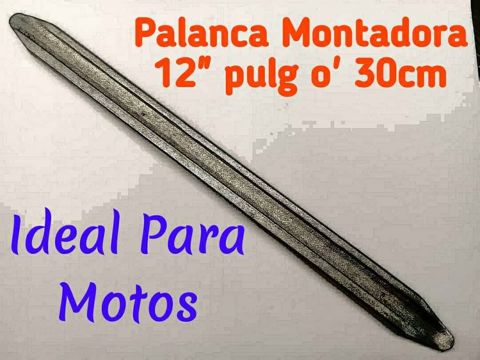 Palanca Montadora Para Cauchos De Moto 12" Pulgadas o 30cm, Materiales Para El Cauchero