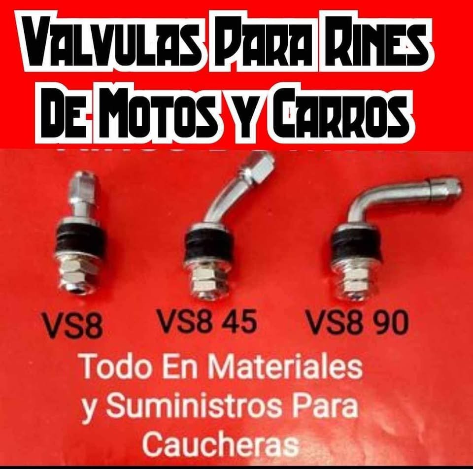 Valvulas Cromadas Para Rines De Motos y Carros