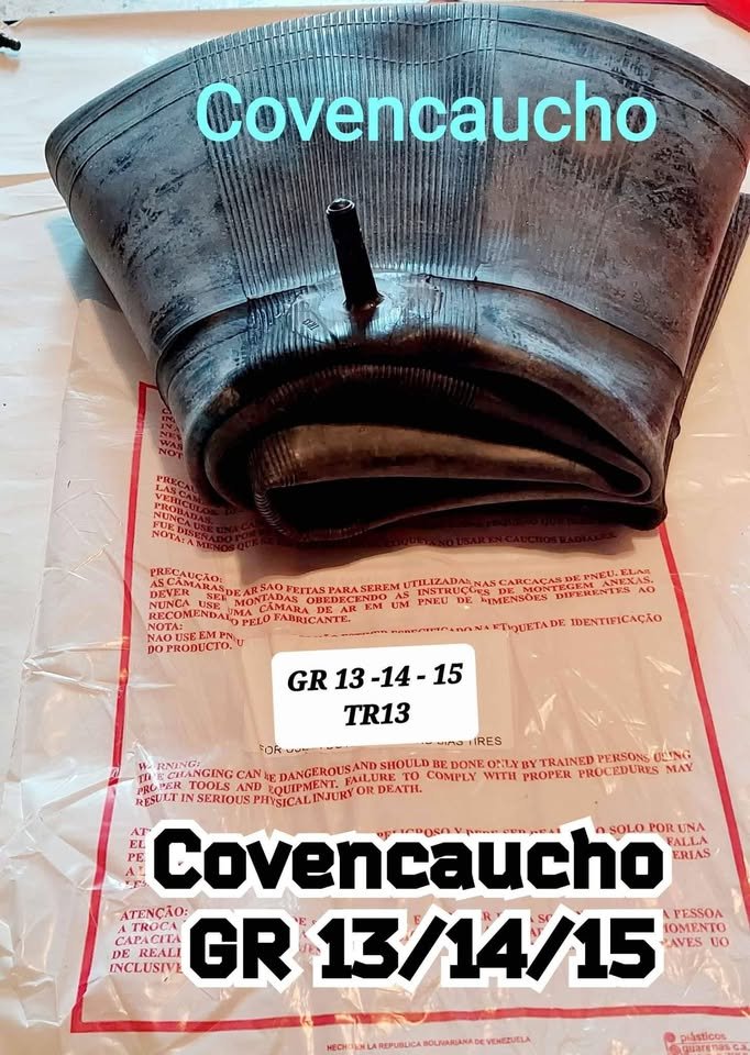 Tripas GR 13, 14, 15 Covemcaucho Para Vehículos y Camionetas