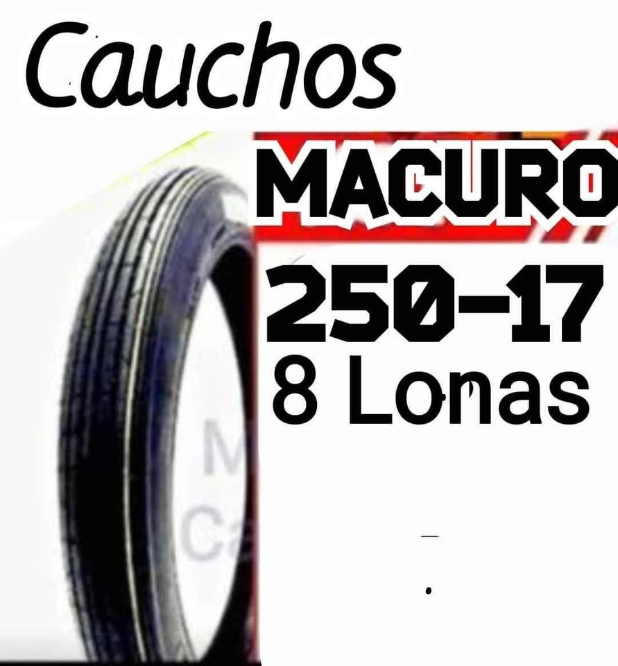 Cauchos 250-17 BB para motos